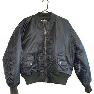 Fabletics Midnight Blue Bomber Jacket